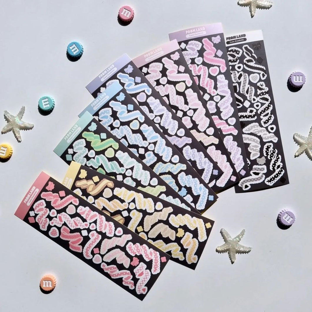Promland Sticker - Lace Confetti