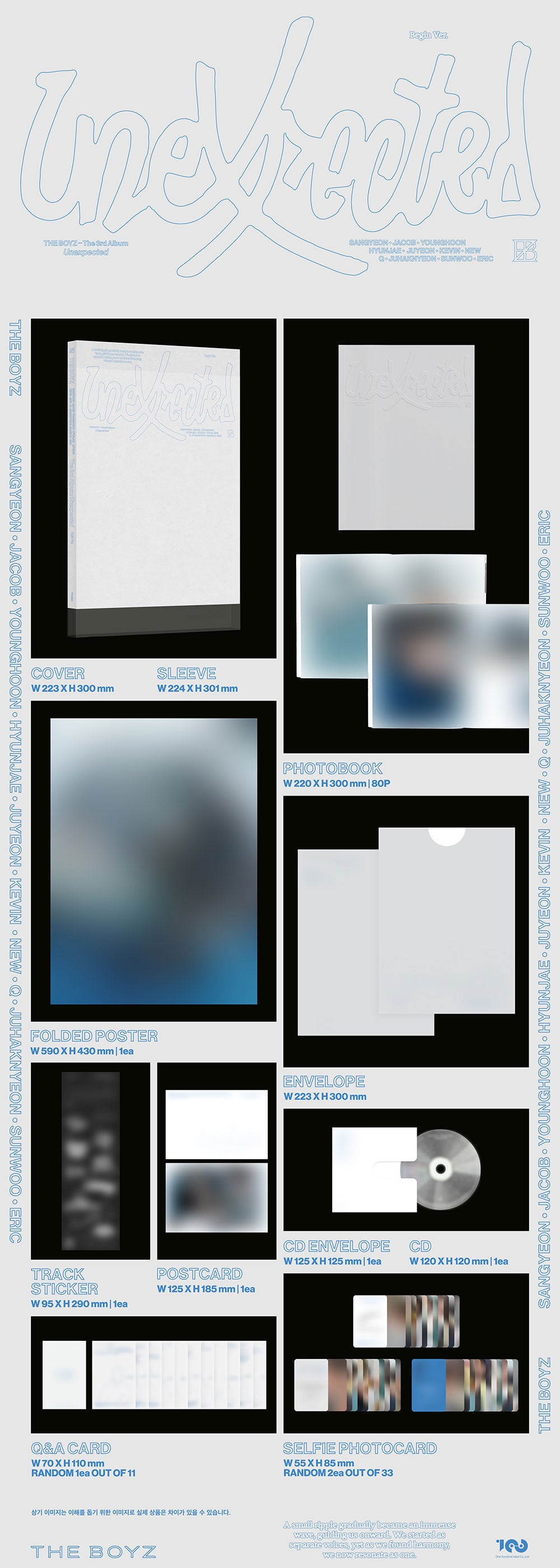THE BOYZ The 3rd Album 'Unexpected' (Photobook Ver.) – K-POP BAZAAR