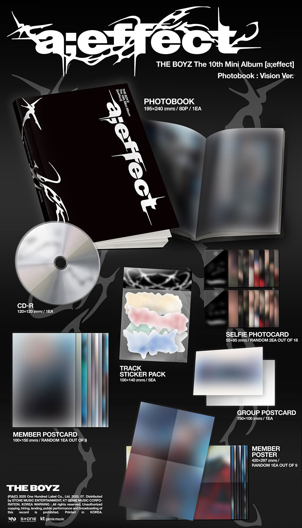THE BOYZ 10th Mini Album 'a;effect' – K-POP BAZAAR