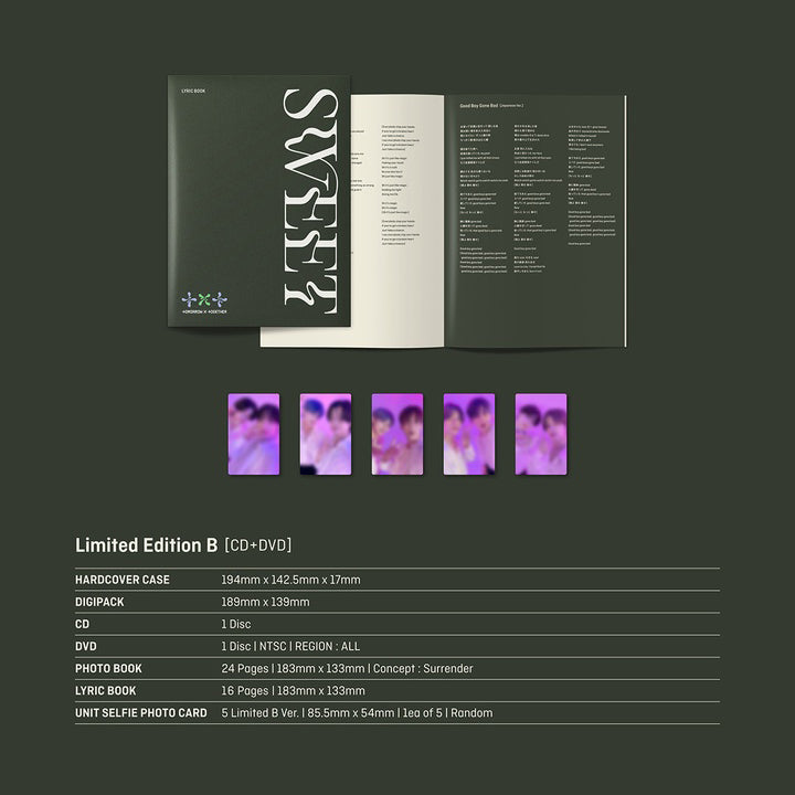 TXT Japan 2nd Full Album 'SWEET' (Limited Edition) – K-POP BAZAAR