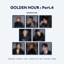 Load image into Gallery viewer, ATEEZ 13th Mini Album 'GOLDEN HOUR : Part.4' (Digipack Ver. / hello82 Exclusive Cover)

