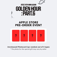 Load image into Gallery viewer, [PREORDER] ATEEZ 15th Mini Album 'GOLDEN HOUR : Part.6' (Digipack Unit Ver.) + Store Benefit
