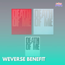 Load image into Gallery viewer, [PREORDER] EVAN 1st Mini Album 'DEATH OF ME' (3SET) + Weverse Shop Benefit
