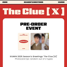 Load image into Gallery viewer, [PREORDER] XIUMIN 2026 Season&#39;s Greetings &#39;The Clue [X]&#39;
