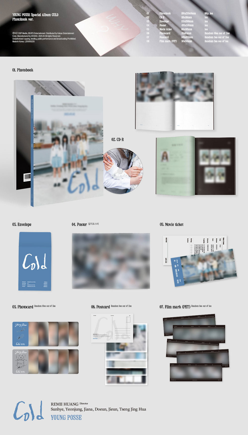 ★非売品◆サインCD◆YOUNG POSSE◆COLD◆ショーケース KakaoTalk_20250530_173457206_2