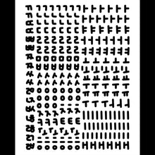 Load image into Gallery viewer, Sooang Sticker - Handwriting Hangul Alphabet

