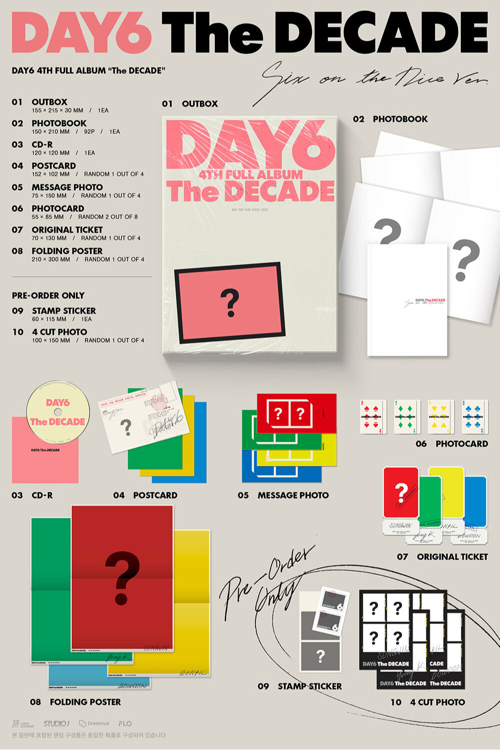 [PREORDER] DAY6 4th Full Album 'The DECADE'