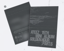 Load image into Gallery viewer, [PREORDER] ATEEZ 15th Mini Album 'GOLDEN HOUR : Part.6' (POCAALBUM Ver.)
