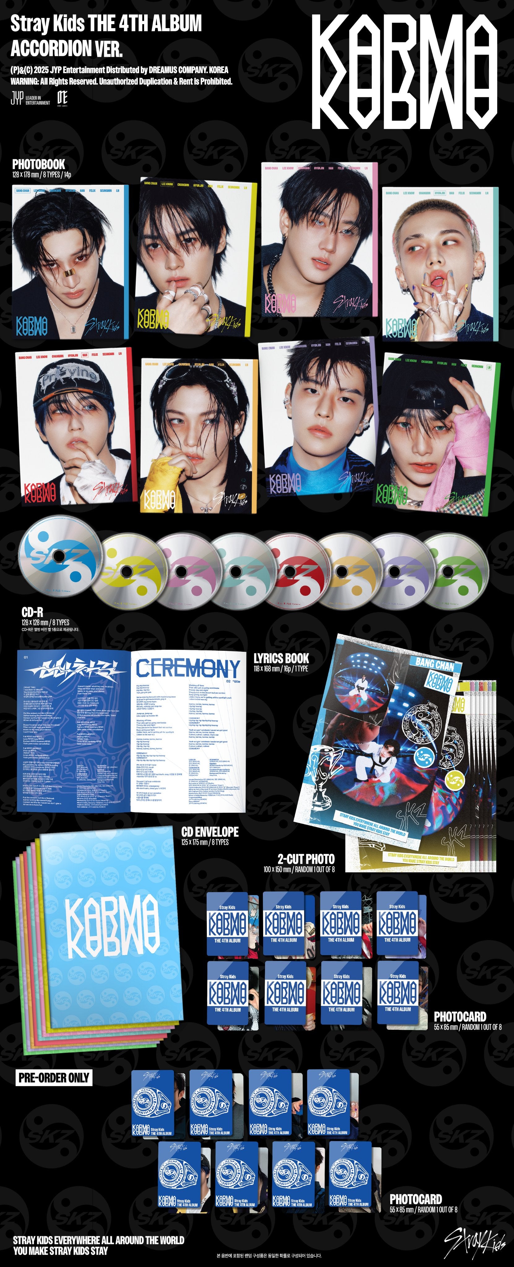 Stray Kids 4th Full Album 'KARMA' (Accordion Ver.) – K-POP BAZAAR