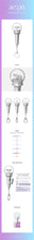 Load image into Gallery viewer, aespa Mini Fanlight Keyring
