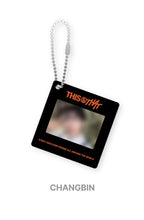 Load image into Gallery viewer, Stray Kids 'THIS &amp; THAT' Pop-Up Store Official MD - Photo Keyring
