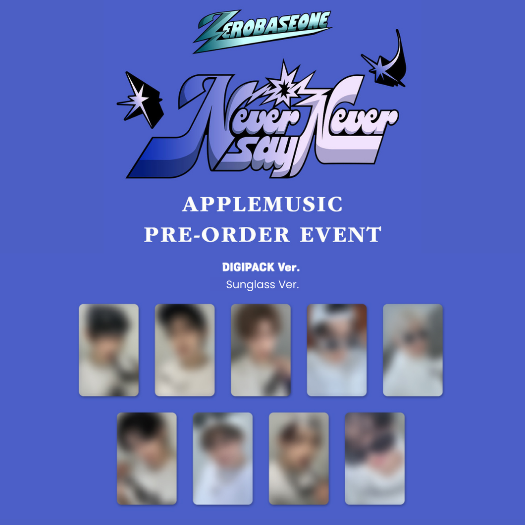ZEROBASEONE 1st Full Album 'NEVER SAY NEVER' (Digipack Ver.) + Store Benefit