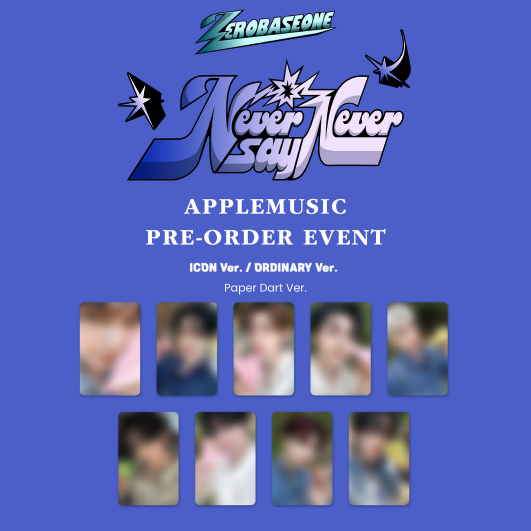 [PREORDER] ZEROBASEONE 1st Full Album 'NEVER SAY NEVER' + Store Benefit