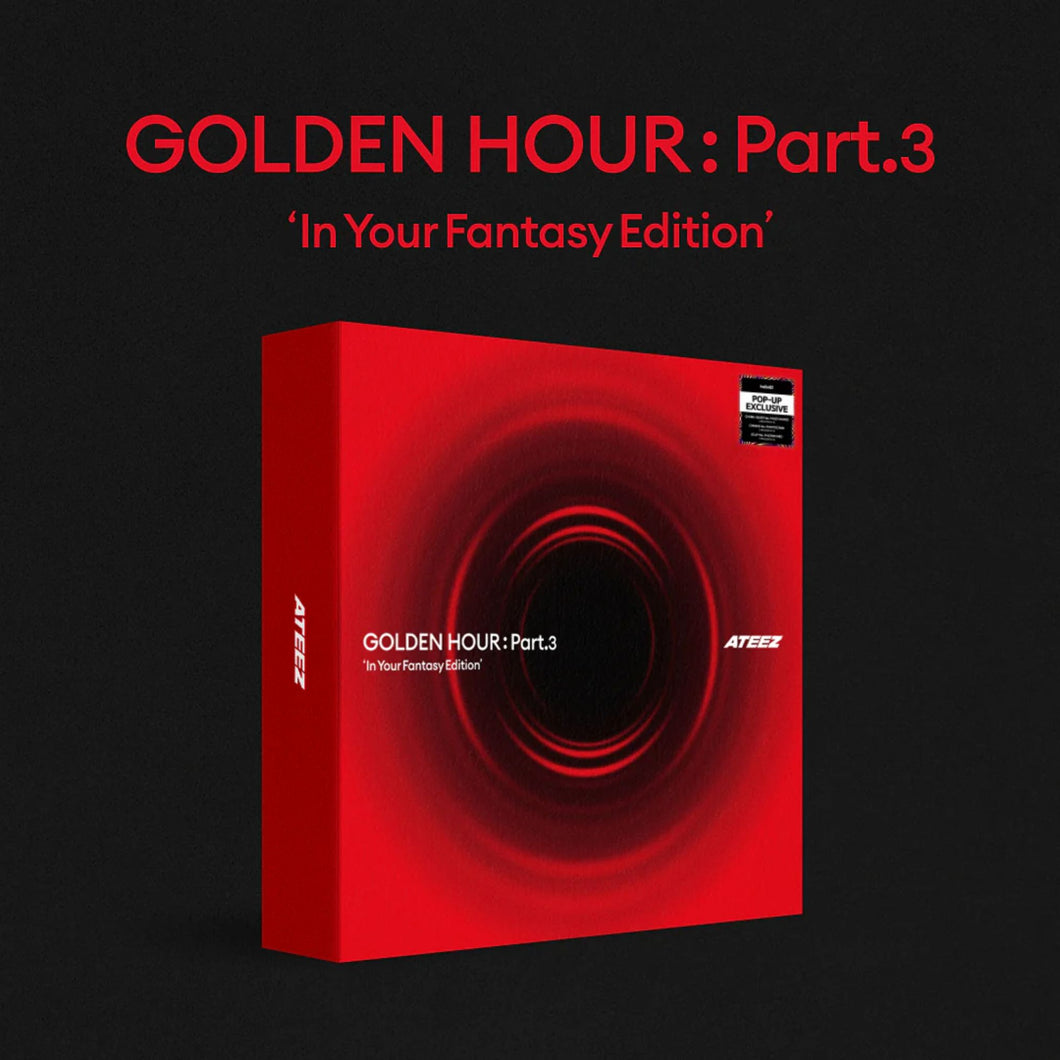 ATEEZ 12th Mini Album 'GOLDEN HOUR : Part.3 [In Your Fantasy Edition]’ (hello82 US Pop-Up Exclusive) (UNSEALED)