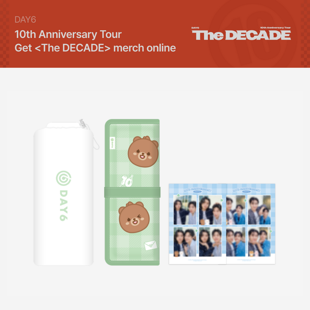 [PREORDER] DAY6 10th Anniversary Tour 'The DECADE' Official MD - PETIT DENIMALZ FOLDING MAT