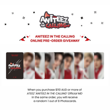 Load image into Gallery viewer, [PREORDER] ATEEZ ‘ANITEEZ IN THE CALLING’ Official MD - Bucket Hat Keychain
