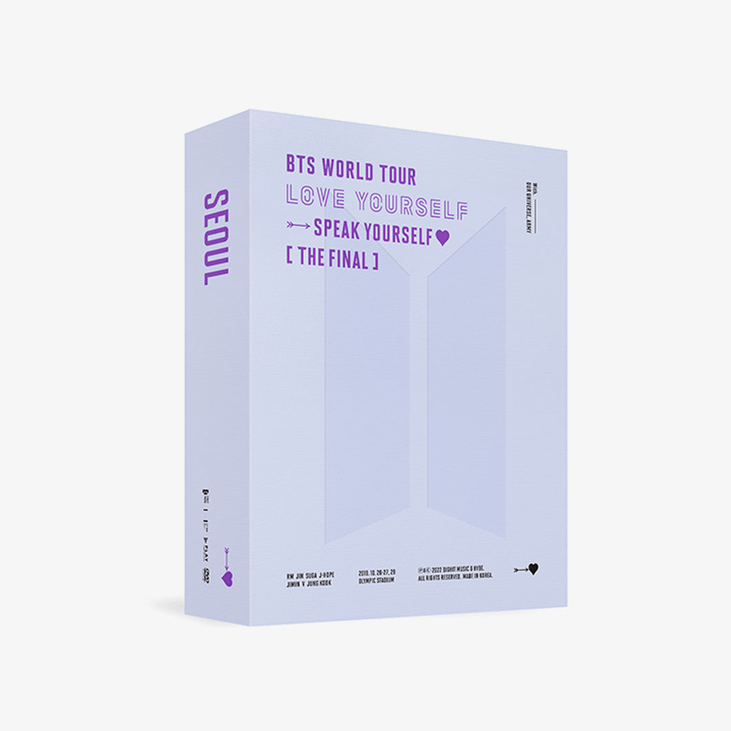 BTS - World Tour 'Love Yourself : Speak Yourself [The Final]' DVD