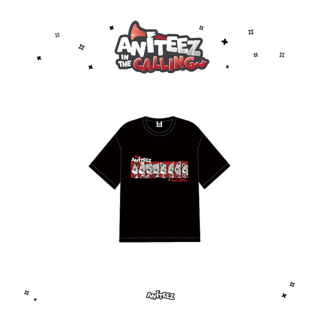 [PREORDER] ATEEZ ‘ANITEEZ IN THE CALLING’ Official MD -  T-Shirt (Black)