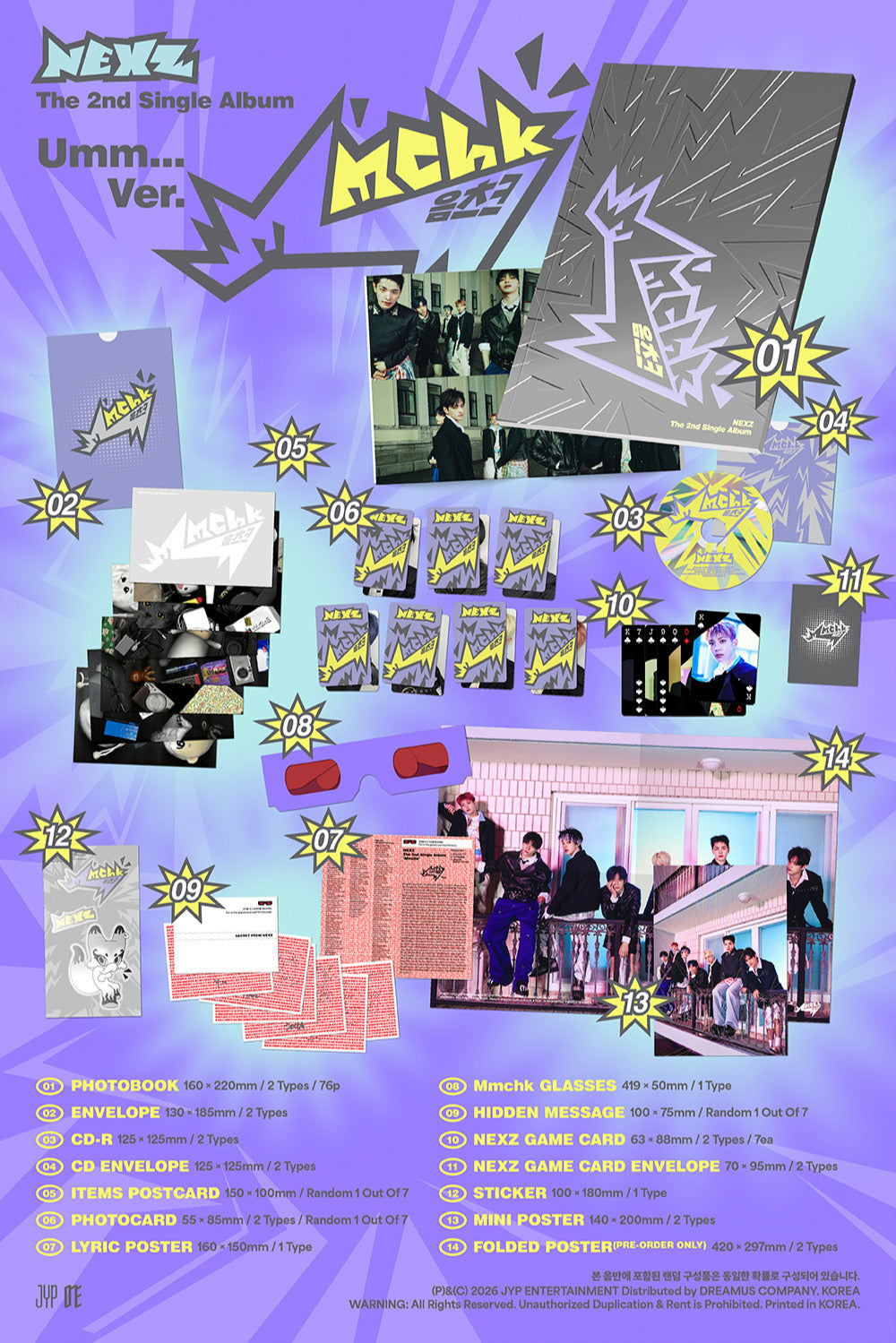 NEXZ 2nd Single Album 'Mmchk' – K-POP BAZAAR