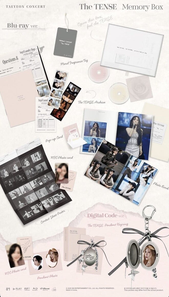 K-POP・アジア TAEYEON Concert The TENSE Memory Box Girls' Generation TAEYEON - TAEYEON CONCERT The TENSE Memory Box Digit