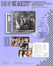 Load image into Gallery viewer, [PREORDER] LE SSERAFIM JAPAN 4th Single &#39;DIFFERENT&#39; (3SET)

