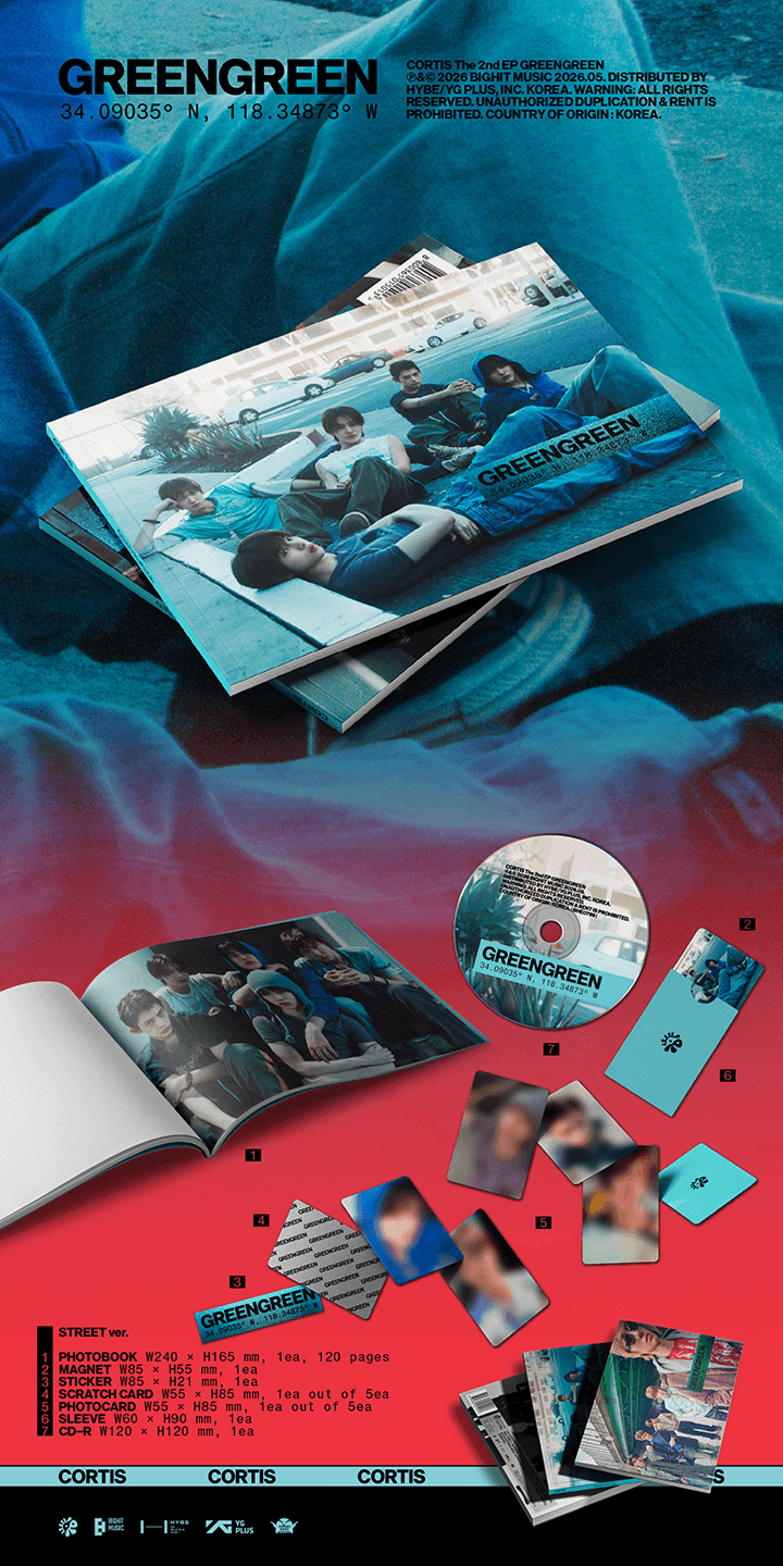 CORTIS 2nd Mini Album 'GREENGREEN' – K-POP BAZAAR