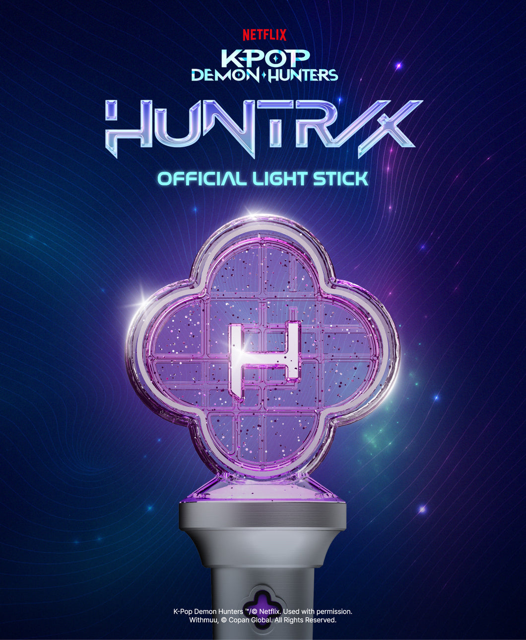 [PREORDER] Kpop Demon Hunters Official Light Stick - HUNTRIX