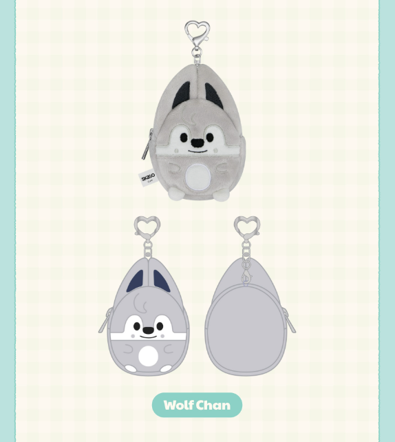 [PREORDER] Stray Kids Zootopia 2 X SKZOO POP-UP STORE Official MD - Plush Coin Pouch