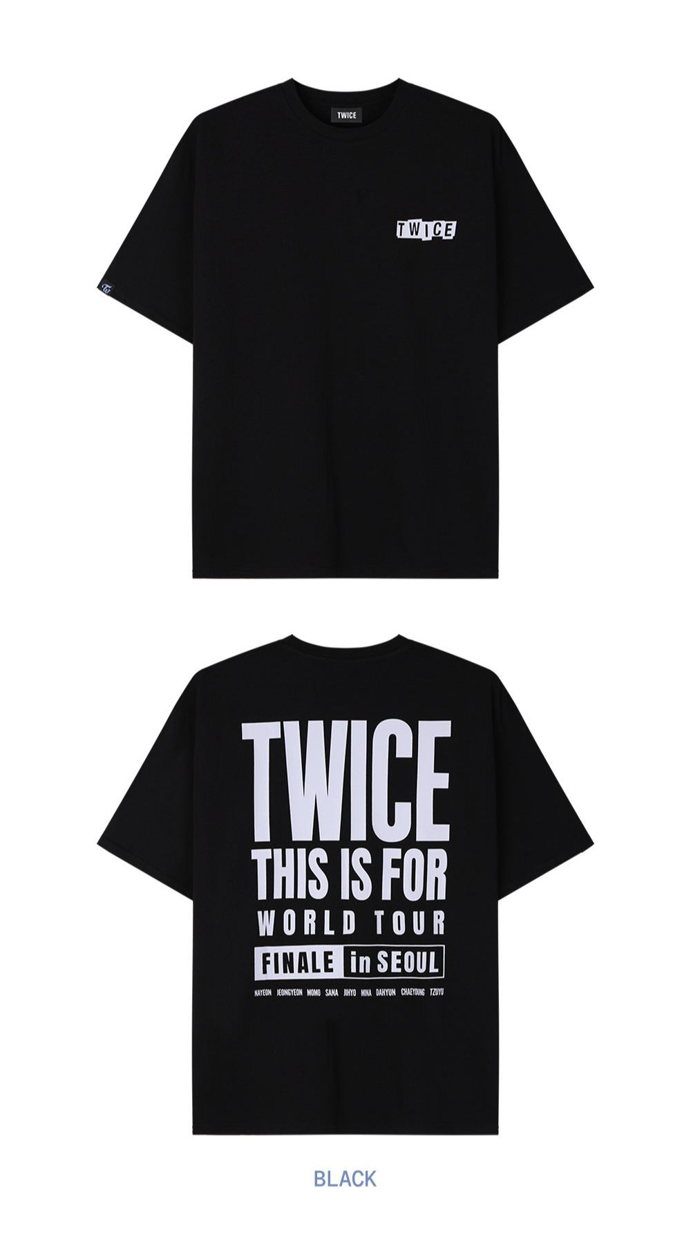 TWICE WORLD TOUR Tシャツ AUSTRALIA PREORDER] TWICE 'THIS IS FOR' WORLD TOUR FINALE in SEOUL POP-UP MD