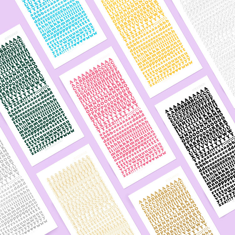 Sooang Sticker - Alphabet