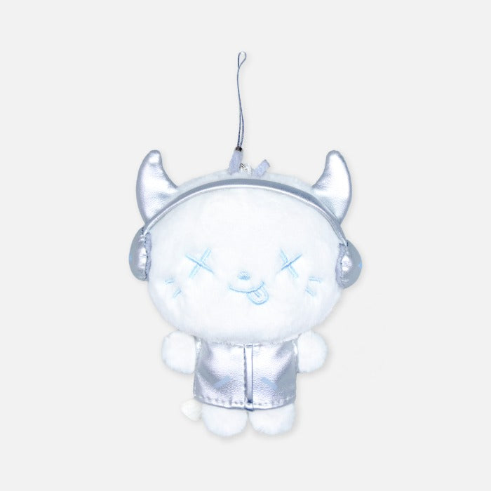 aespa 2025 Live Tour 'SYNK : aeXIS LINE' Official MD - FANLIGHT DOLL KEY RING (SILVER ver.)