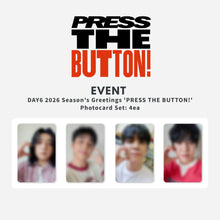 Load image into Gallery viewer, [PREORDER] DAY6 2026 Season&#39;s Greetings &#39;PRESS THE BUTTON!&#39;
