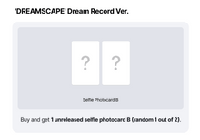 Load image into Gallery viewer, [PREORDER] Jeonghan X Joshua (SEVENTEEN) 1st Mini Album ‘DREAMSCAPE' (Dream Record Ver.) + Weverse Shop Benefit

