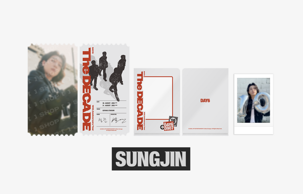 [PREORDER] DAY6 10th Anniversary Tour 'The DECADE' Official MD - SPECIAL TICKET SET