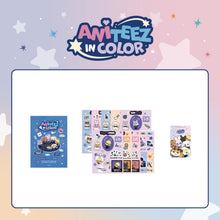 Load image into Gallery viewer, ATEEZ 'ANITEEZ IN COLOR' Official MD - Retro Sticker Book
