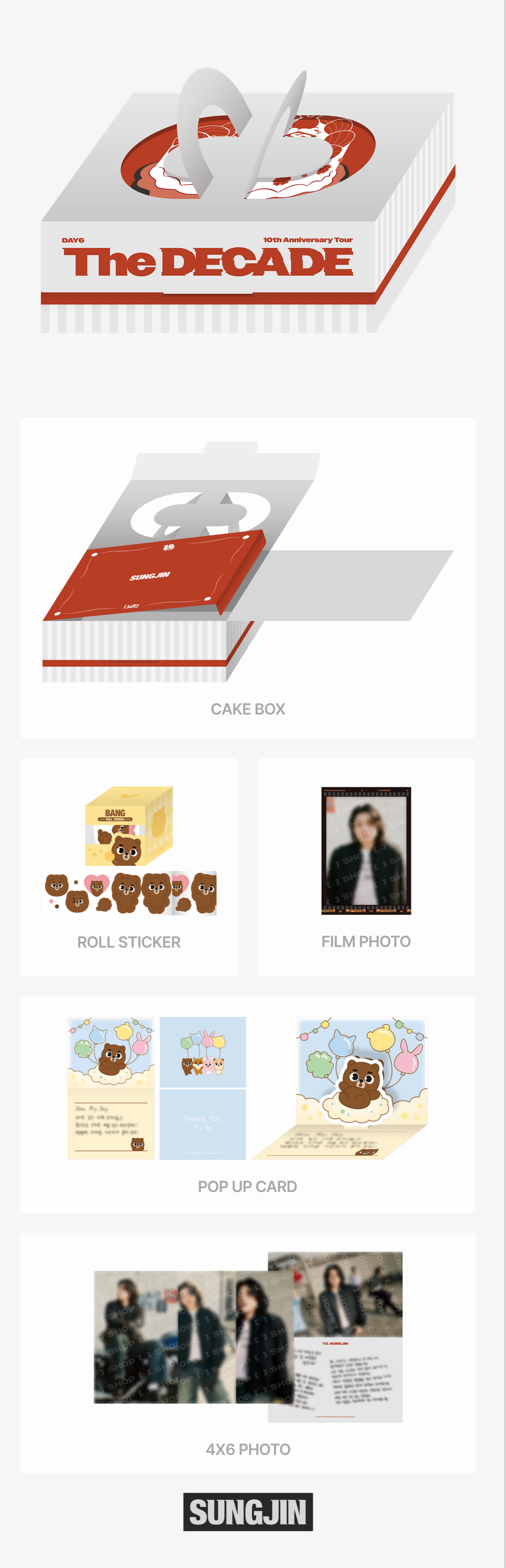 [PREORDER] DAY6 10th Anniversary Tour 'The DECADE' Official MD - 10TH ANNIV. CELEBRATION BOX
