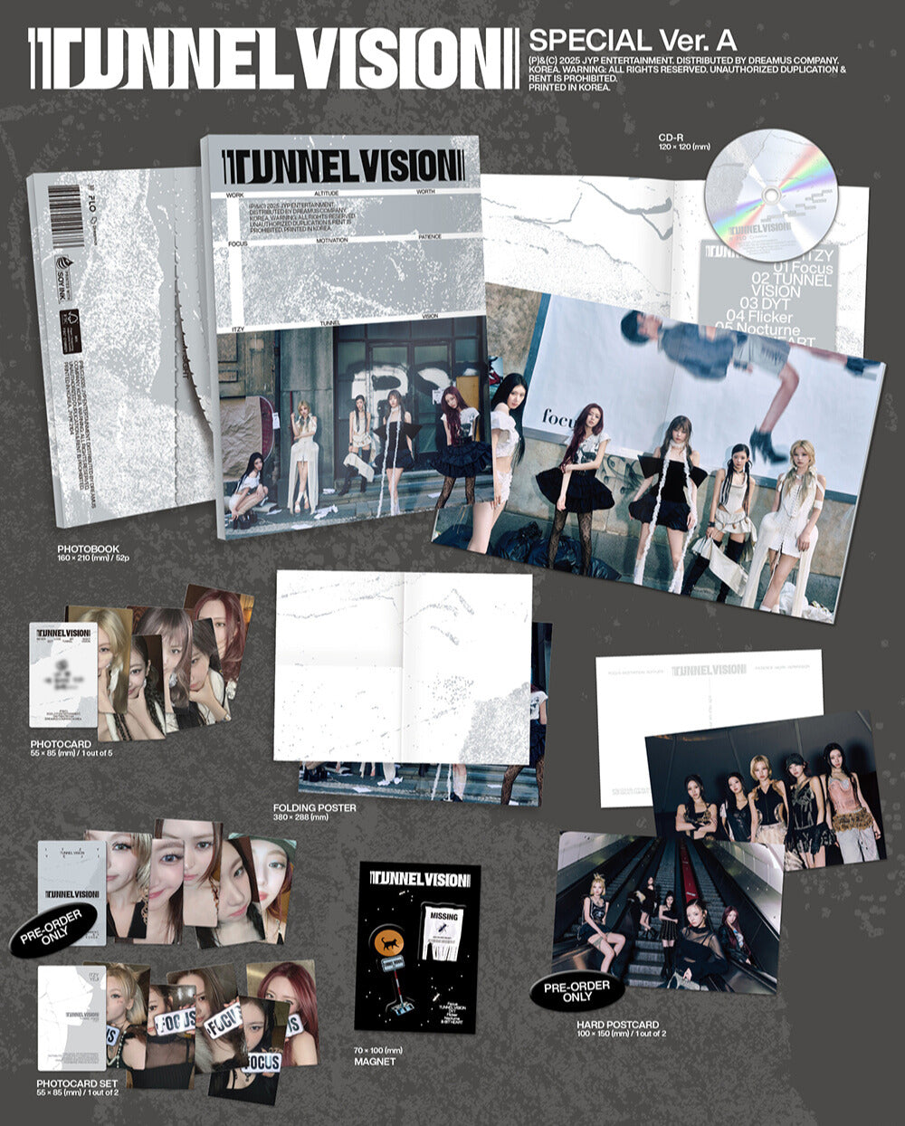 [PREORDER] ITZY 11th Mini Album 'TUNNEL VISION' (Special Ver.)