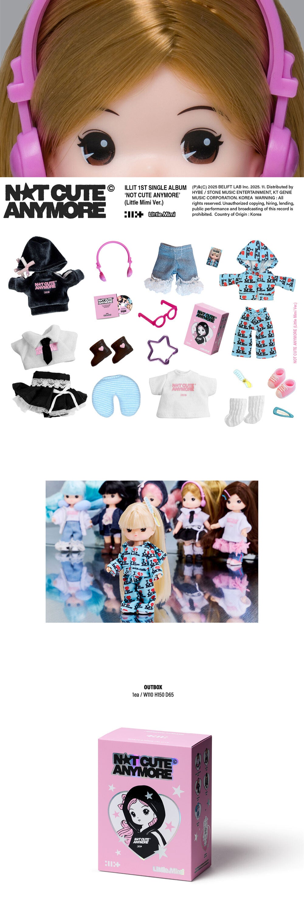 ILLIT 1st Single Album 'NOT CUTE ANYMORE' (Little Mimi Ver.) – K