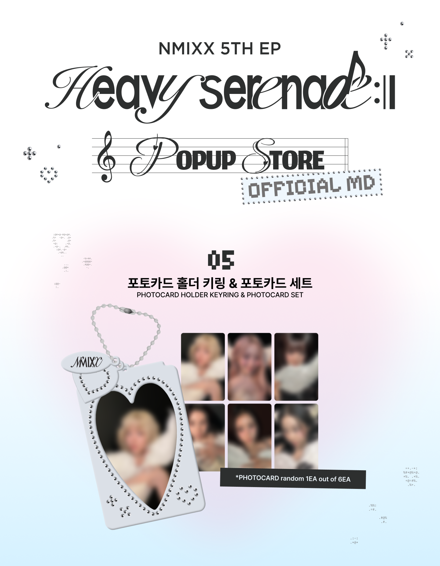 NMIXX 5th EP 'Heavy Serenade' Pop-up Store Official MD - Photocard