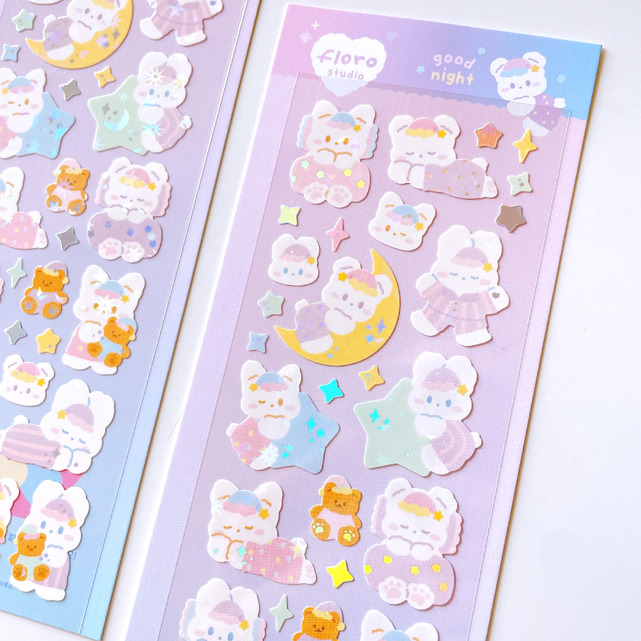 Floro Sticker - Good Night