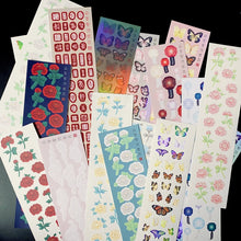 Load image into Gallery viewer, Shocking Pink Rose Sticker - Peony Painting
