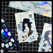 Load image into Gallery viewer, Shocking Pink Rose Sticker - Peony Painting
