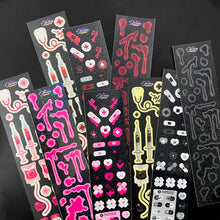 Load image into Gallery viewer, Shocking Pink Rose Sticker - Prescription is Love
