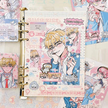 Load image into Gallery viewer, Shocking Pink Rose Sticker - Ribbon Bow
