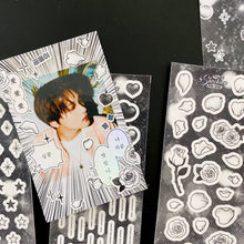 Load image into Gallery viewer, Shocking Pink Rose Sticker - Romance Manga Material Deco
