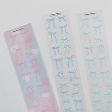 Load image into Gallery viewer, Shocking Pink Rose Sticker - Ribbon Bow
