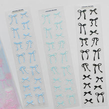 Load image into Gallery viewer, Shocking Pink Rose Sticker - Ribbon Bow
