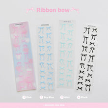 Load image into Gallery viewer, Shocking Pink Rose Sticker - Ribbon Bow
