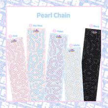 Load image into Gallery viewer, Shocking Pink Rose Sticker - Pearl Chain
