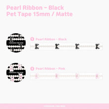 Load image into Gallery viewer, Shocking Pink Rose Washi Tape - Pearl Ribbon

